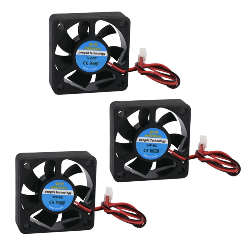 

DC 5V 12V 24V 10cm Cooling Turbo Fan for 3D Printer Hot End Extruder 5015 10x10cm Brushless Cooler Case Fan 16FB