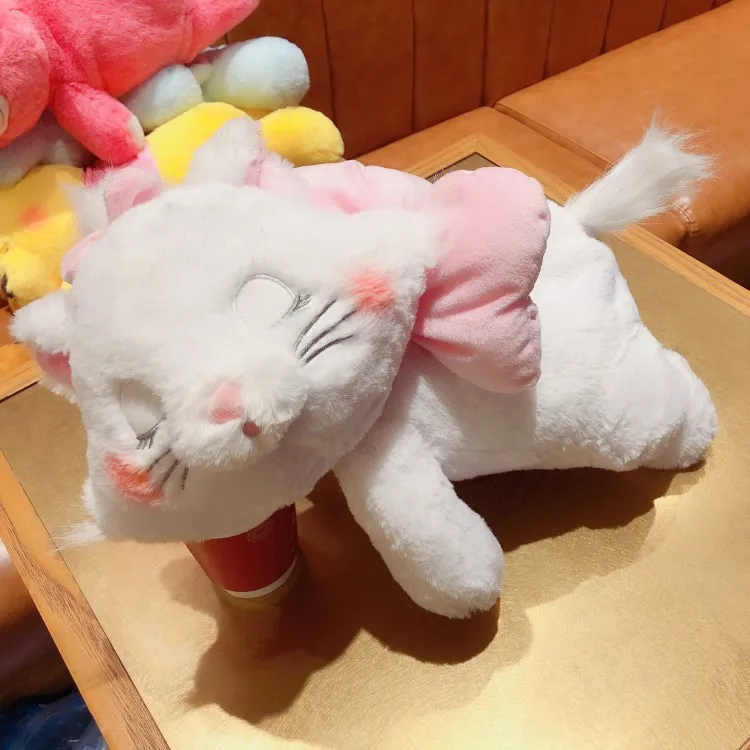 Marie Cat Dumbo Дональд Дак Ститч плюшевая игрушка прекрасная на коленях аниме животные набивные kawaii Спящая утка мягкая игрушка подарок для детей - Цвет: Marie Cat
