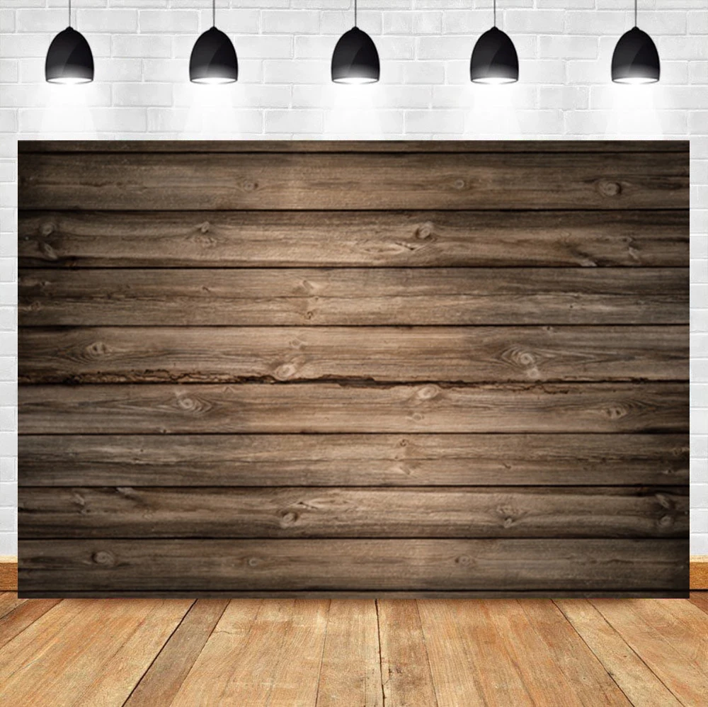 

Laeacco Vintage Wood Board Stripes Gradient Birthday Portrait Backdrop Photographic Photo Background For Photo Studio