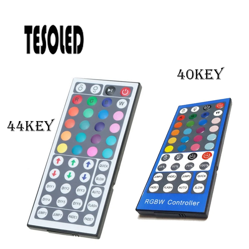 Светодиодная лента RF пульт дистанционного управления 40 клавишный RGBW/5 контактный
