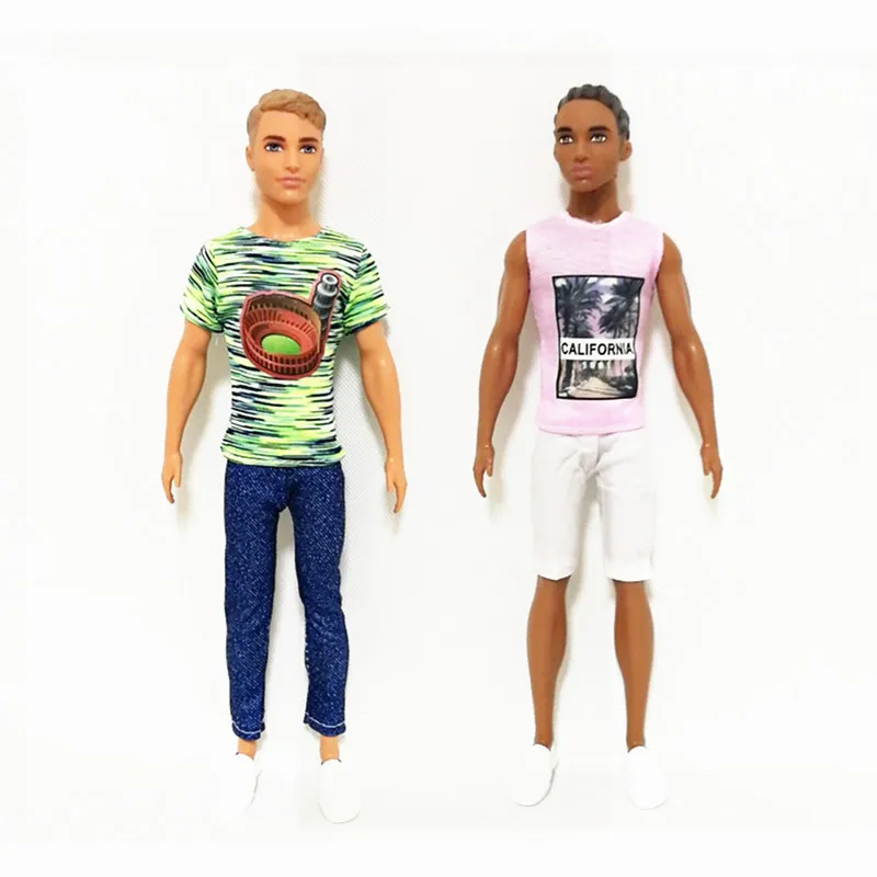 Повседневный Модный комплект одежды Ken The Boy Friend для куклы Барби BJD аксессуары