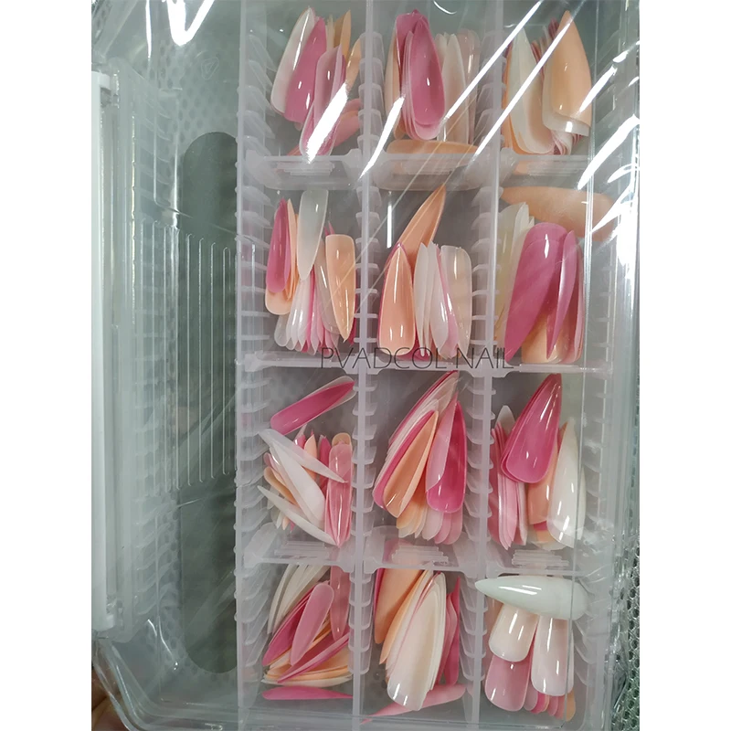 240 шт./кор. гель X основа для ногтей Цвет Расширение Длинные стилеты полное