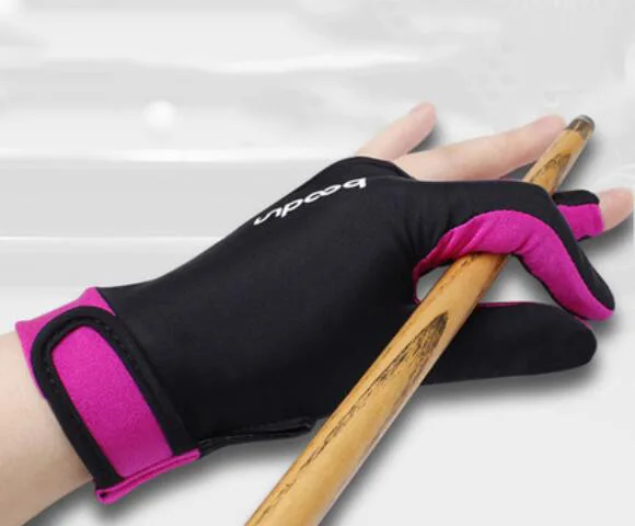 Перчатки для снукера с тремя пальцами хорошая эластичность бильярдные