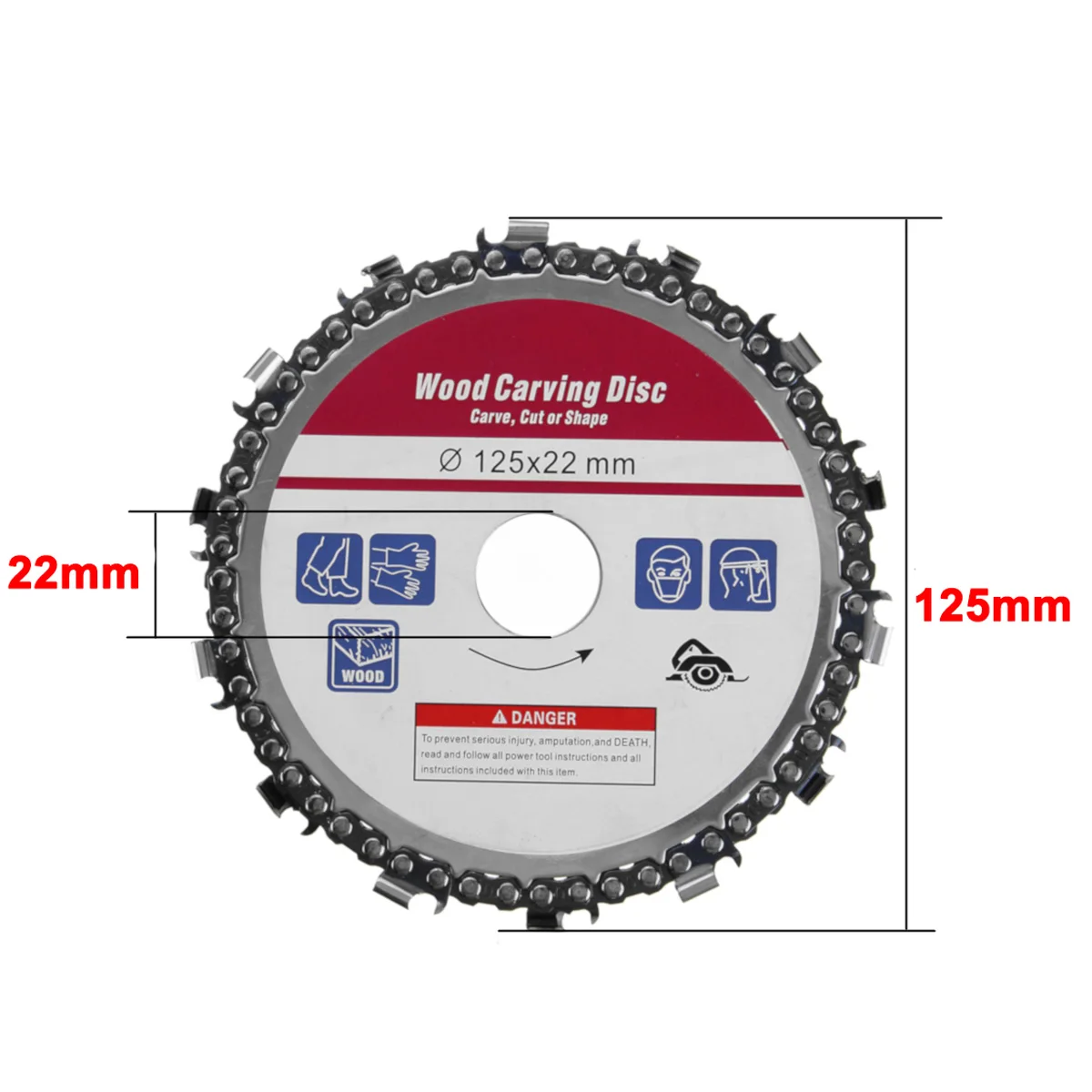 For 125mm Angle Grinder Upgrade 5 Inch Disc and Chain 14 Tooth Fine Abrasive Cut Electricity | Инструменты