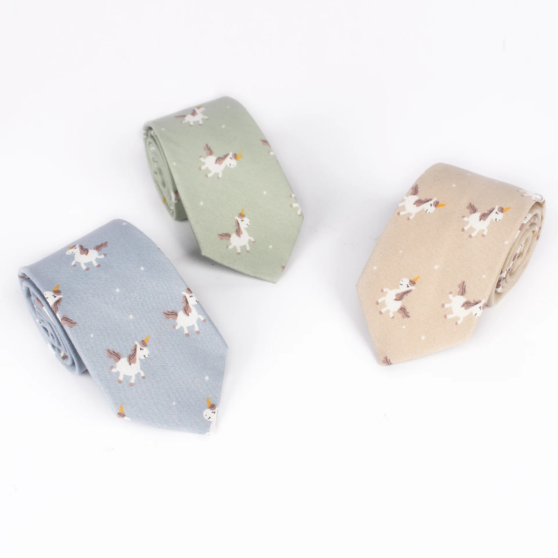  Inbaiway 7 см мультяшный шейный галстук для мужчин повседневный женский ручной