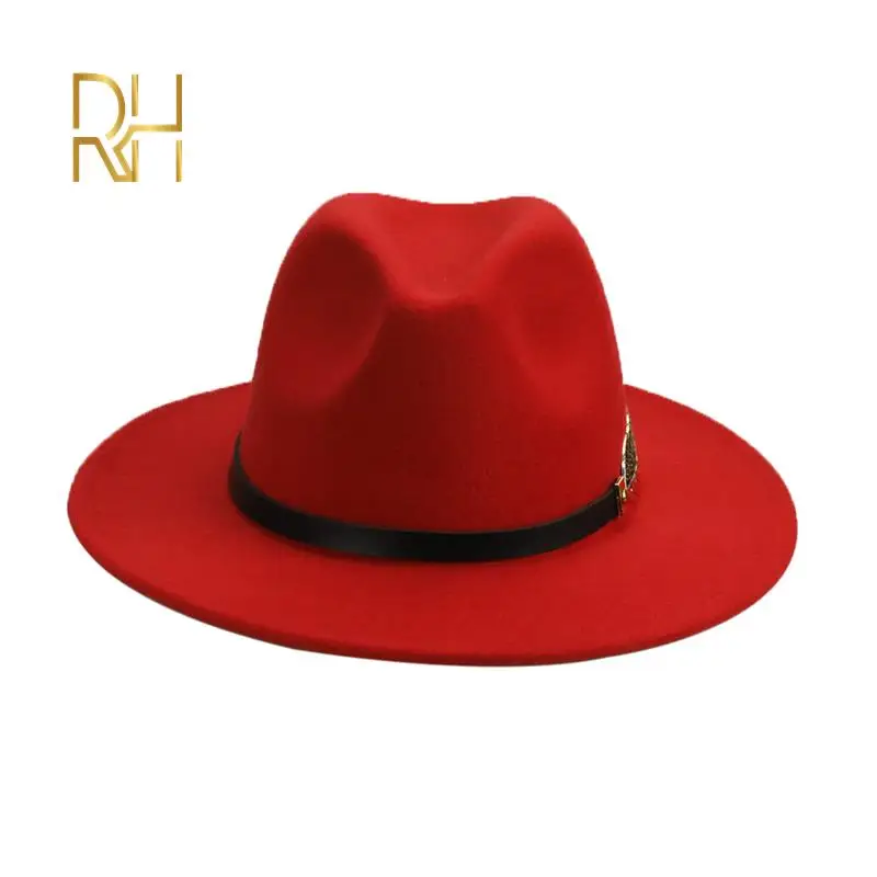 Церковная религия фетровая шляпа котелок металлический пояс в форме листьев