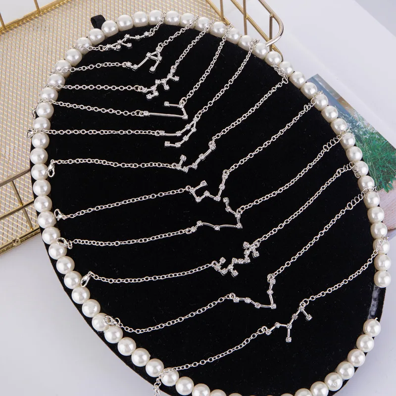 Чандлер Горячая 12 зодиака ножной браслет созвездий цепь лодыжки женщин ноги