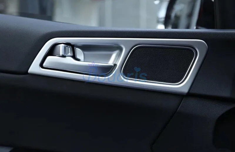 LHD дверная ручка Чаша вставка рамка отделка панель хромированная Автомобильная