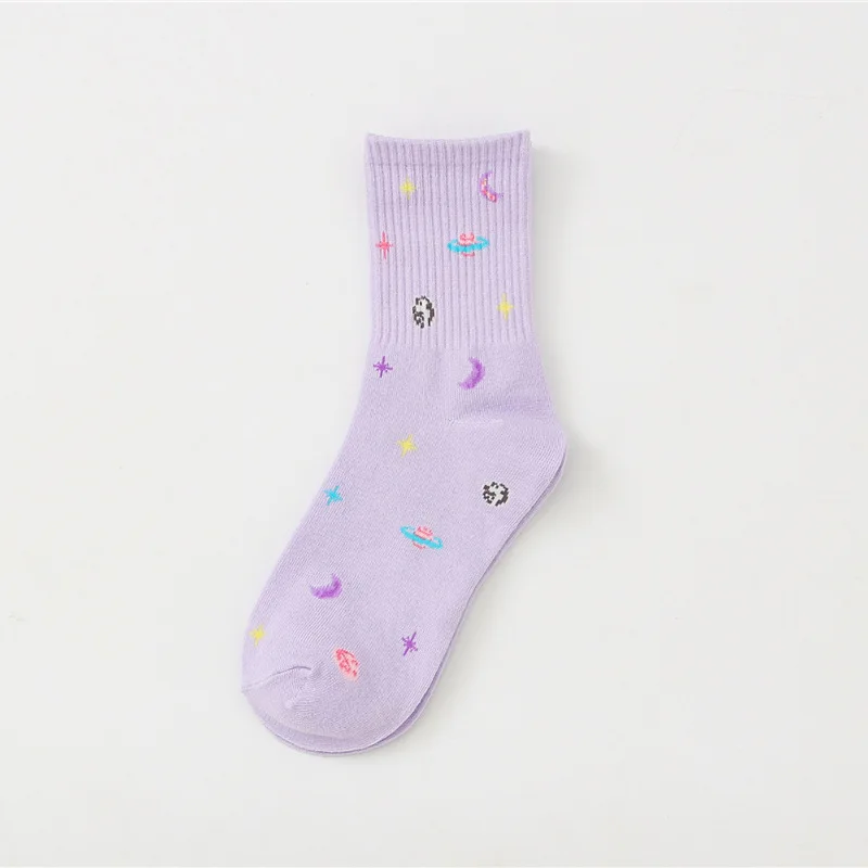 19 Jeseca женские розовые носки женские Harajuku винтажные Короткие хлопковые носки для девочек уличная одежда с клубничным принтом милые носки для рождественских подарков - Цвет: 19