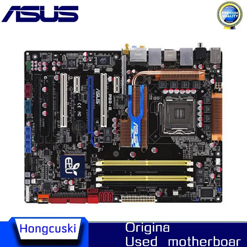 

Socket LGA 775 For ASUS P5Q-E Original Used Desktop for Intel P45 Motherboard DDR2 USB2.0 SATA2