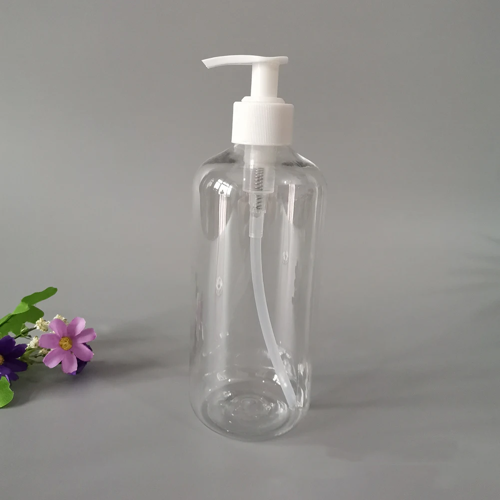 

3 Pcs 500ml Refillable Shampoo Bottles Pump Bottles Conditioner Dispenser Empty for Bathroom Shower ALI88