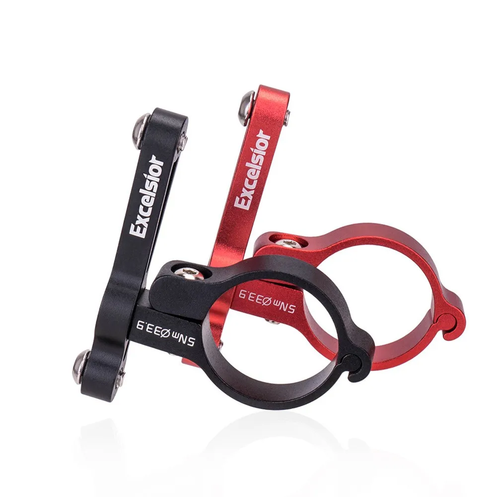 

1PC Bike Aluminum Alloy Bicycle Water Bottle Cage Holder Clamp-Clip Handlebar Bracket Mount Adapter Cycling Accessories