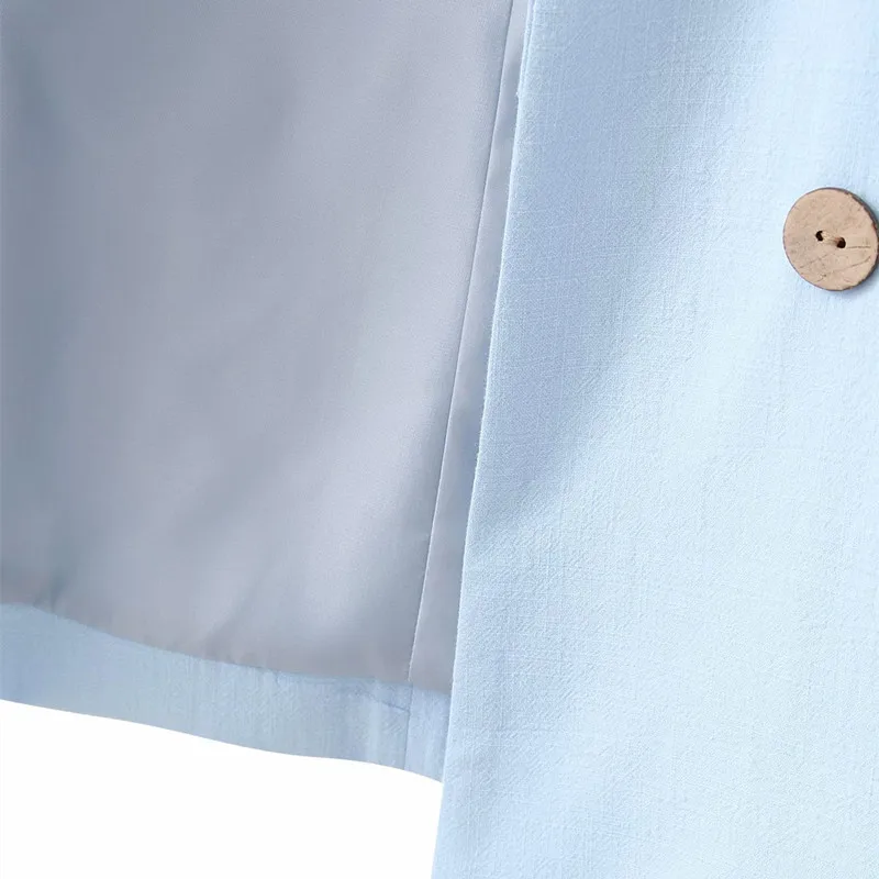 

PUWD Casual Women V Neck Slim Jacket 2021 Spring-autumn Fashion Ladies High Street Coat Female Solid Color Blazer Top