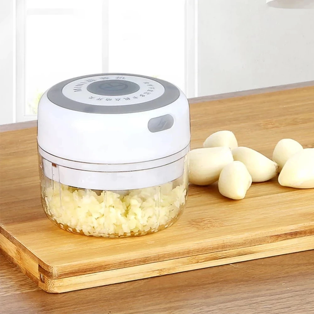 Mini Electric Kitchen Garlic Processor Meat Grinder Chopper Crusher Rechargeable Blender Gadget | Бытовая техника