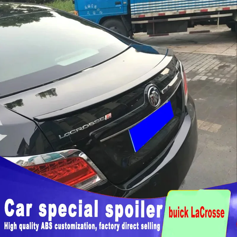 Спойлер для buick LaCrosse 2009 2010 2011 2012 черно-белая краска из высококачественного