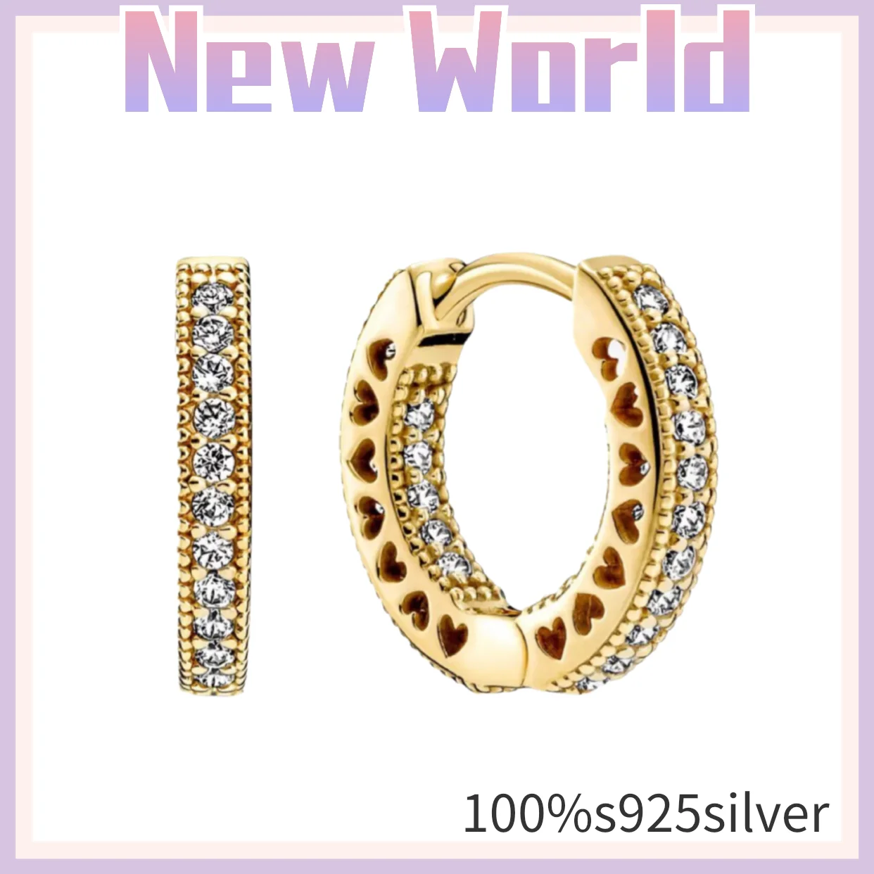 

2021 New 925 Sterling Silver Fashion Autumn pandora beads Basis Chain Bracelet Safety buckle Pendant Earring For Men and Women