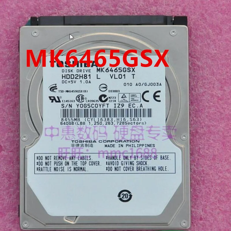 95%   HDD  Toshiba 640GB 2, 5  8MB SATA 5400RPM   HDD  MK6465GSX