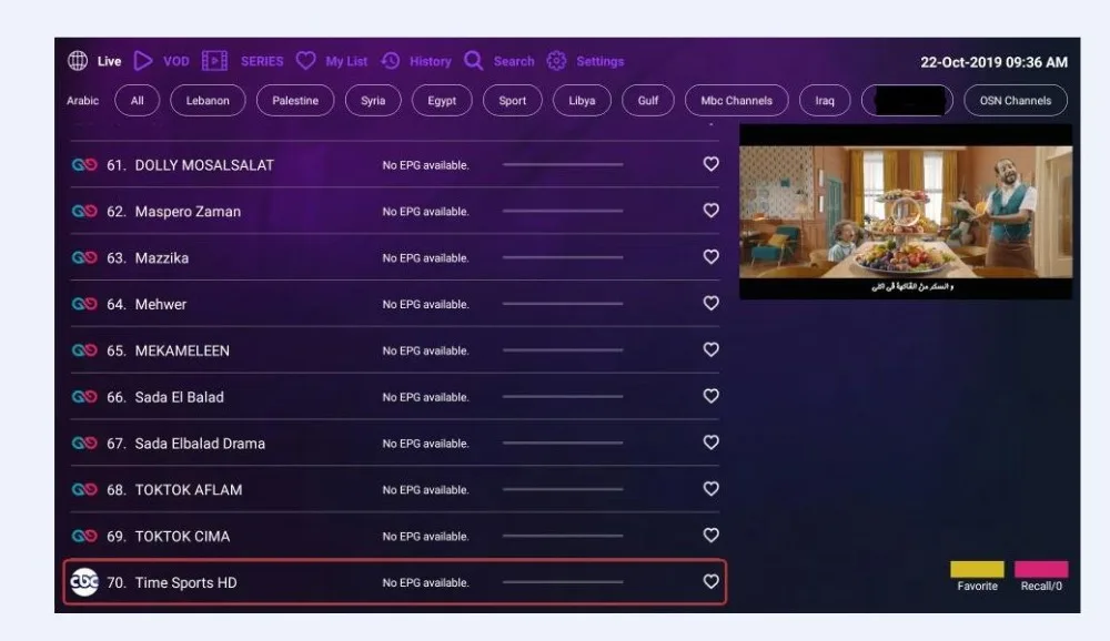 50 шт. Infinity Iptv подписка с VOD арабский индийский Франция Англия Испания Португалия