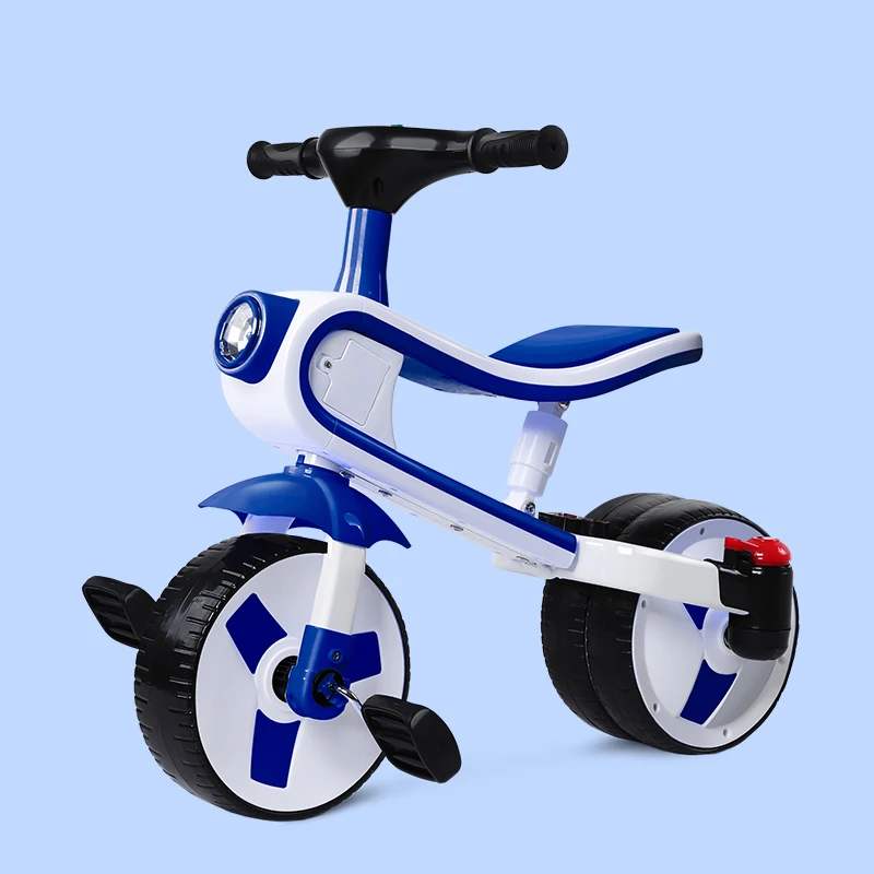 2 In 1 kids Tricycle Baby Bike Bicycle Children Balance Bike Ride on Toys  Car birthday Gift with Music For 2-6 Years Old