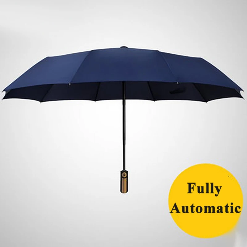 Зонт от дождя мужские водонепроницаемые полностью автоматические нежный Для