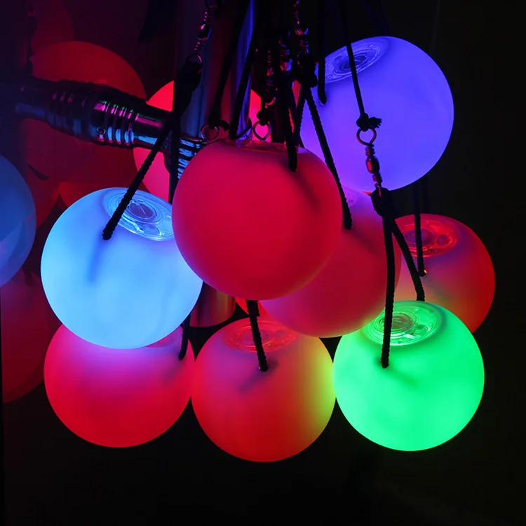 

Glowing Ball Luminous PVC LED Decorative for Outdoor Swimming Pool Outside Belly Dance Balls RGB Glow Performance Accessories