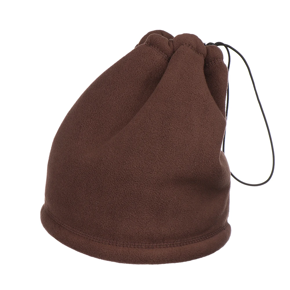 Открытый многофункциональный шарф шапка унисекс Женский Теплый Флисовый Шарф