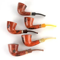 tobacco smoking briar pipe smooth finished 9mm filter tuscan series tscah tools include