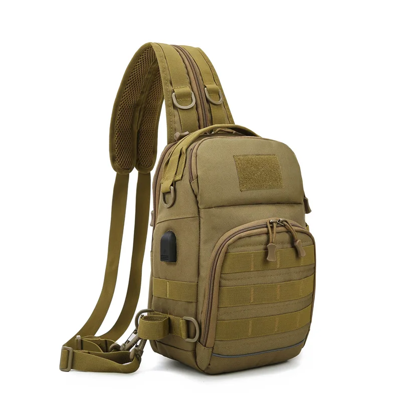 Мужская тактическая Наплечная Сумка военный армейский рюкзак с модулем Молле