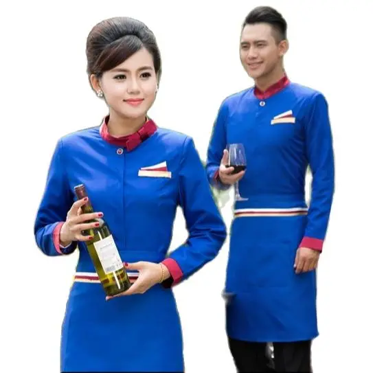 Мужская Западная куртка униформа для ресторана рубашки Униформа шеф-повара суши