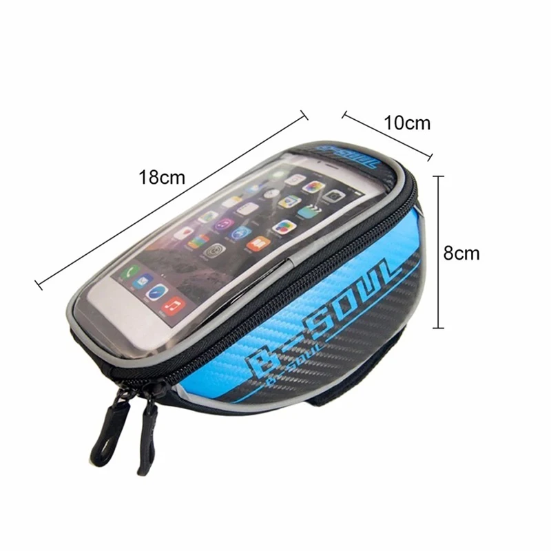 Небольшой размер сенсорный экран велосипедные сумки MTB горный велосипед Рама