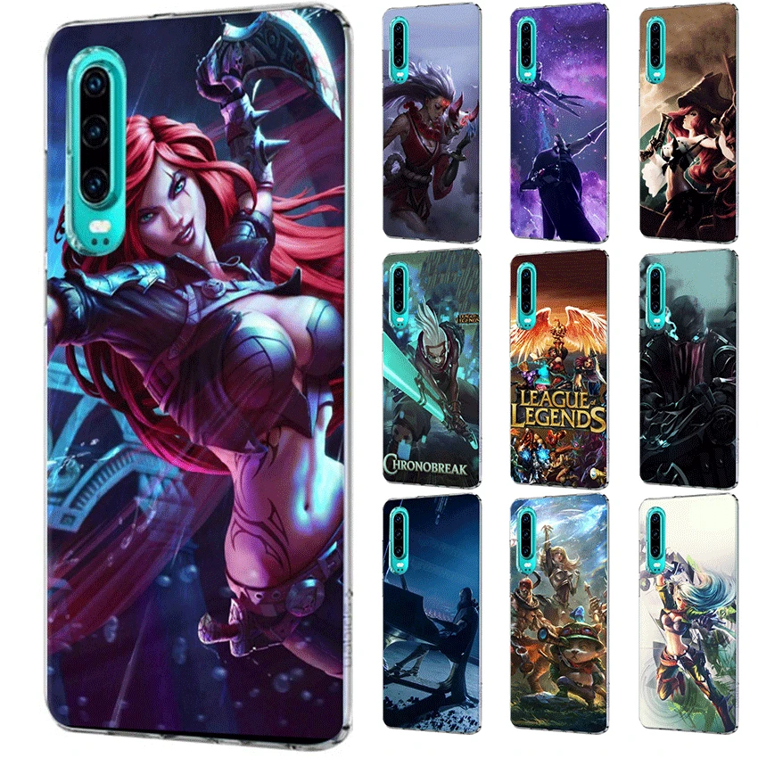 Мобильный телефон чехол для P Smart Z Plus P30 P20 P10 P9 P8 Lite Pro Жесткий LOL League Of Legends