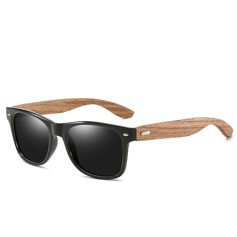 

2021 Fashion 100%Handmade Natural Wooden Men Sunglasses Polarized Sun Glasses Women UV400 Mirror Eyewear Round MIRROR