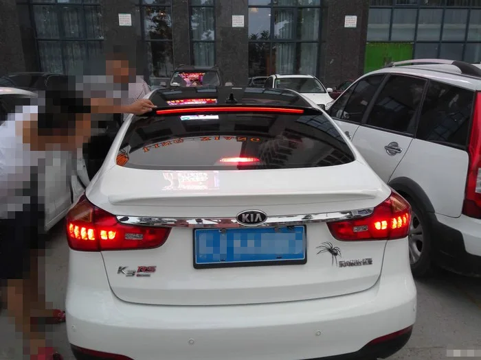 Спойлер для Kia K3 2011-2015 спортивный спойлер из ABS-материала заднего крыла автомобиля