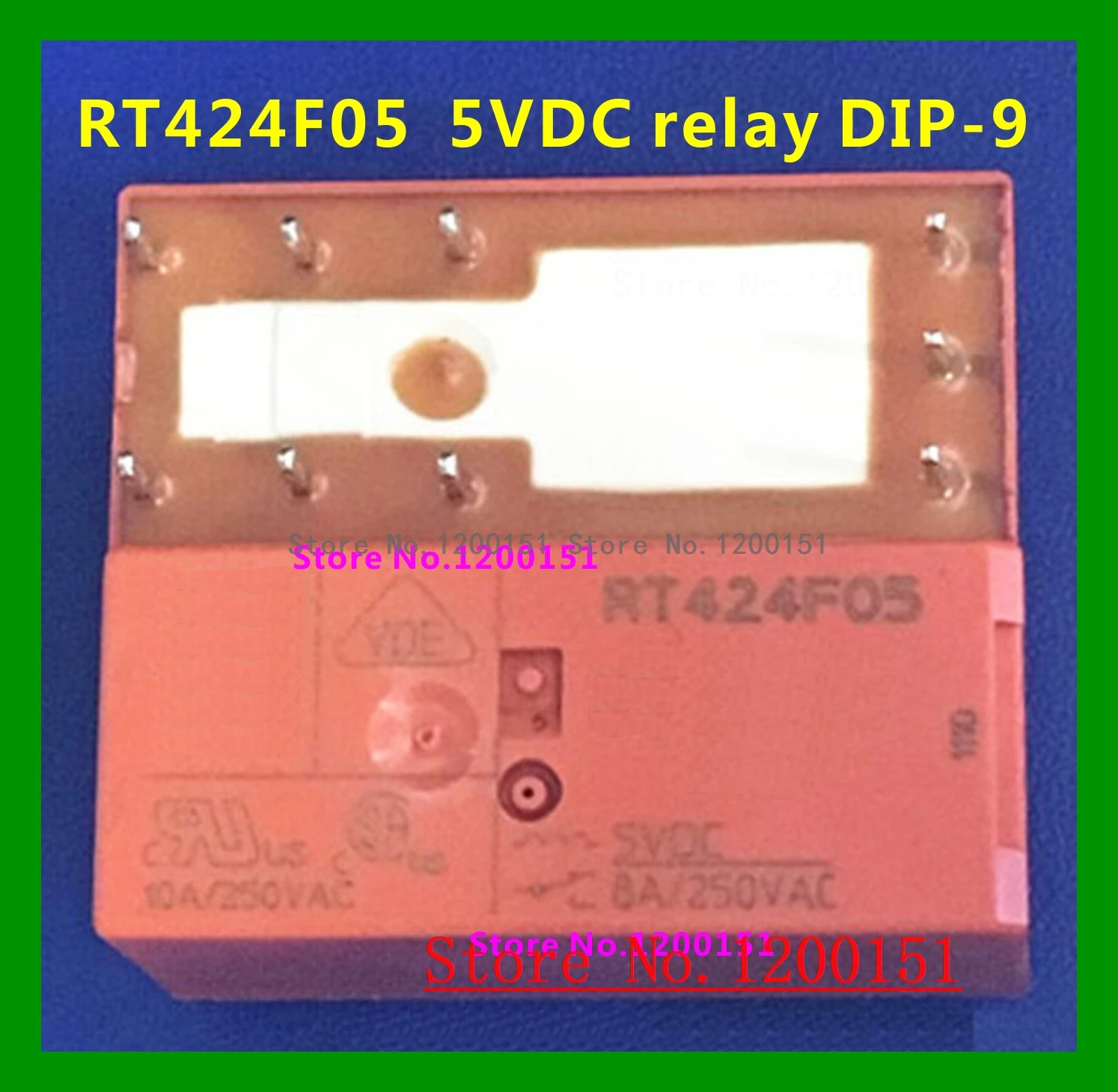 RT424F05 5VDC RT424F12 12VDC RT424F24 24VDC реле DIP-9 | Электронные компоненты и принадлежности