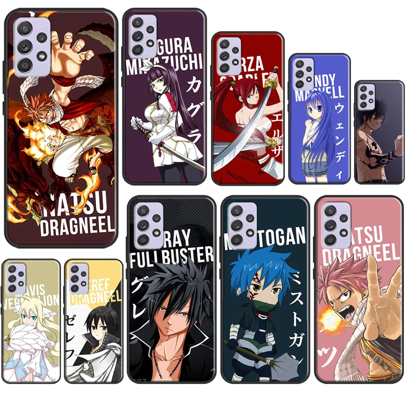 Чехол Natsu Erza с изображением Феи для Samsung A12 A22 A32 A42 A52 A72 A02S A03S A31 A51 A71 A50 A70 A21S