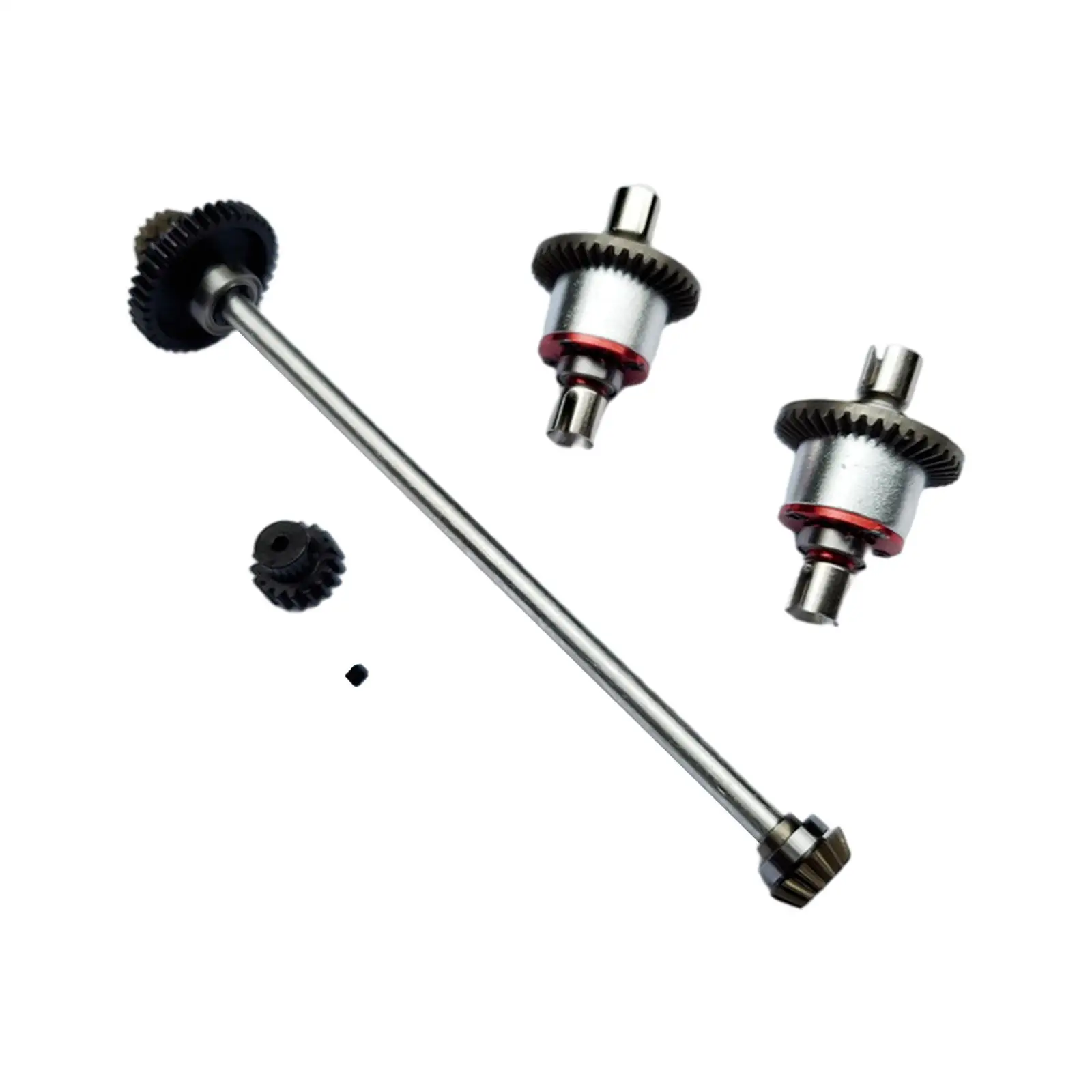 

1:18 Differential Gear Set Big Gear 17T Motor Gear Transmission Shaft Bearings for Wltoys A959 K929 Trucks RC Car DIY Modified