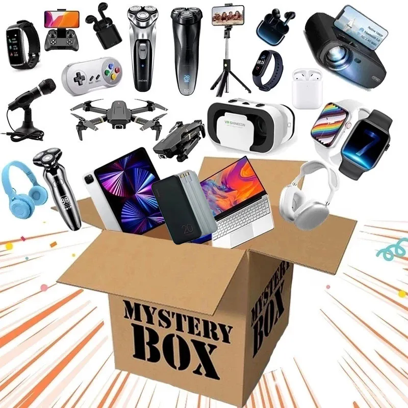 

Most Popular Lucky Mystery Box 100% Surprise High-quality Gift Electronics Gamepads Digital Cameras Novelty Gift Christmas Gift