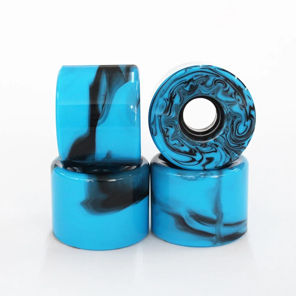 

4pcs Skateboard Longboard Wheels 60mm 78A Road Skate Pro Action Motion Wheels Durable PU Skateboard Hoverboard Accessories Parts