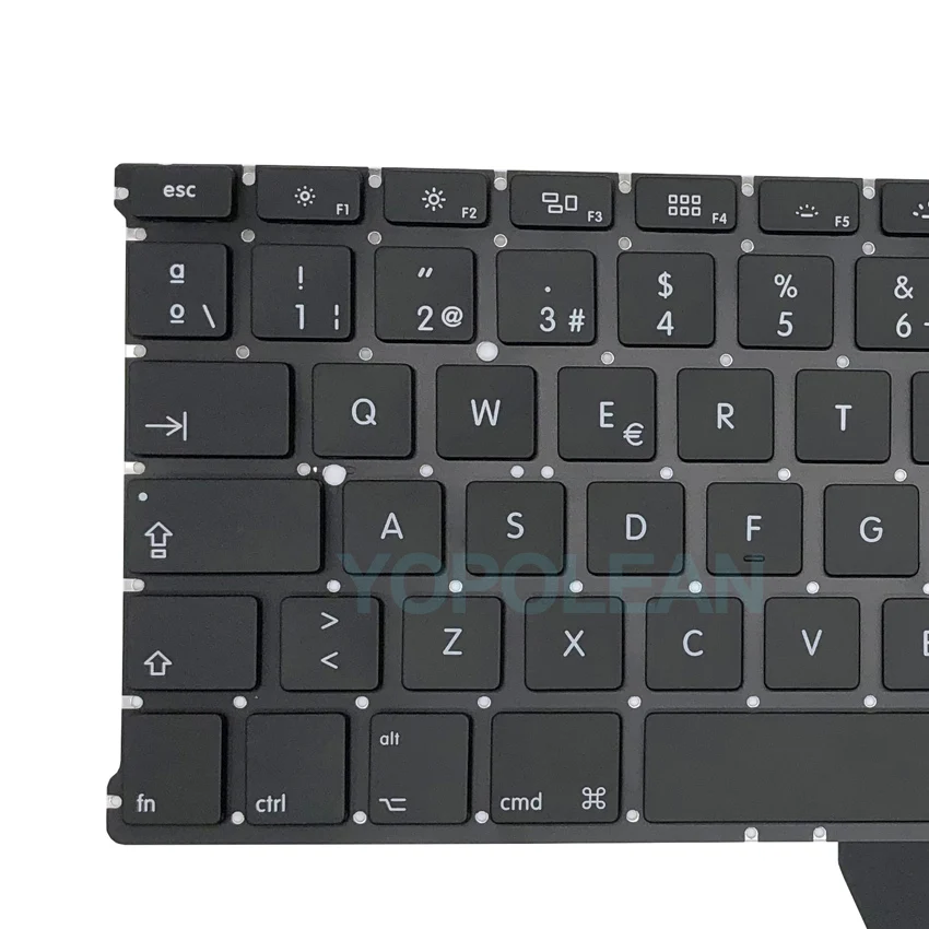 Клавиатура A1369 A1466 для Macbook Air 13 дюймов сменная с испанской раскладкой 5 шт. 2011 2012 2013