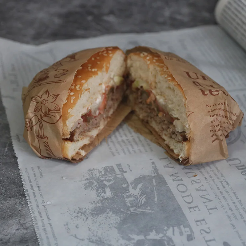 2 шт./компл. пергаментная бумага старинная газета коврик для выпечки масляная