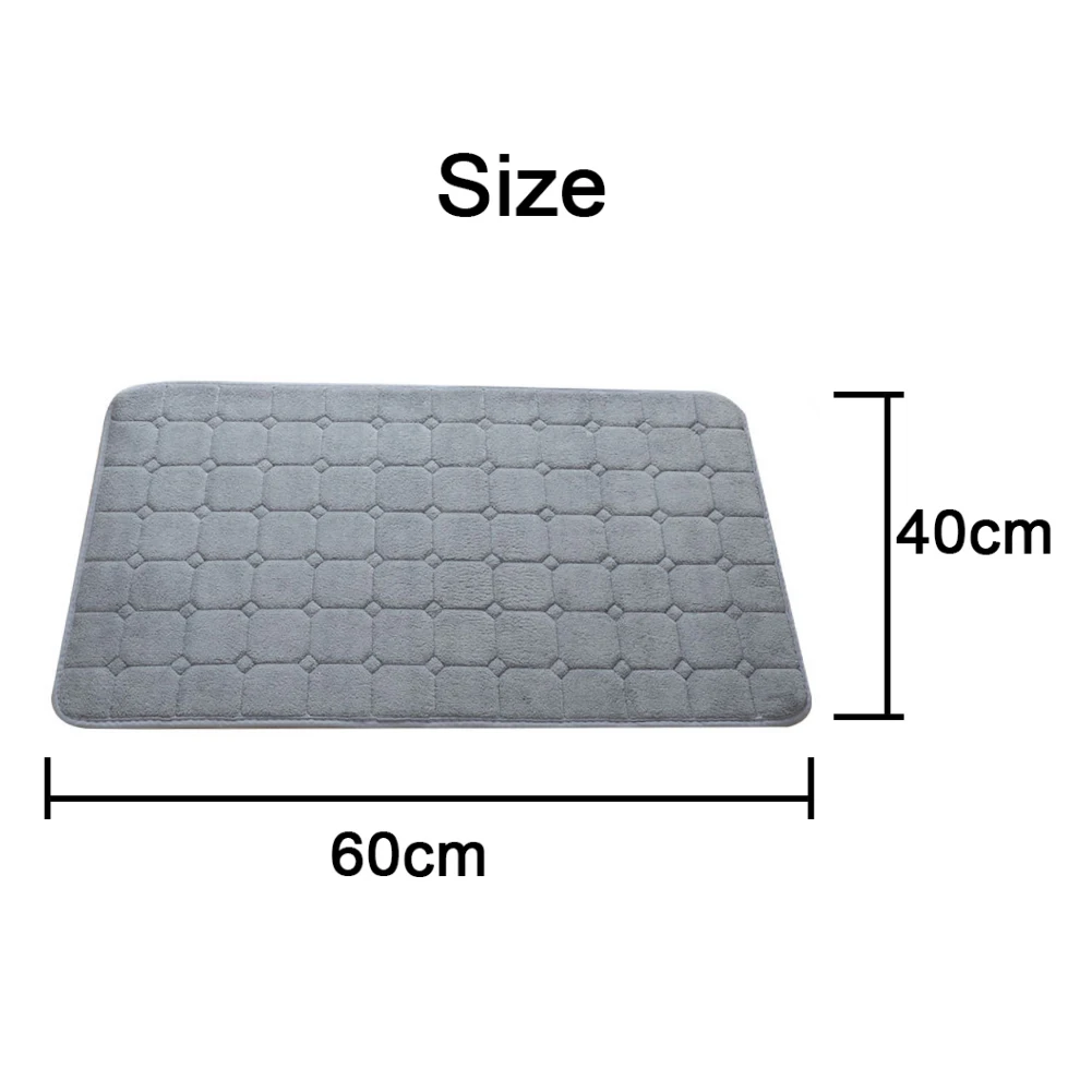 

New Coral Fleece Bedroom Of The Bed Carpets Kitchen/Bathroom/Toilet Non-Slip Mats Pure Color Striped Rugs