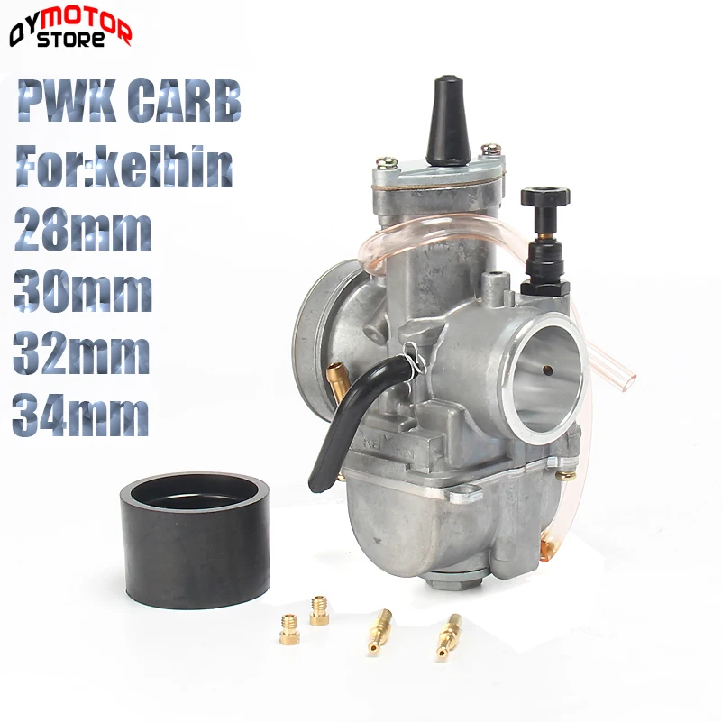 Абсолютно Новый 28 мм 30 32 34 2T 4T PWK карбюратор для мотоцикла Carburador Mikuni Koso ATV Suzuki Yamaha