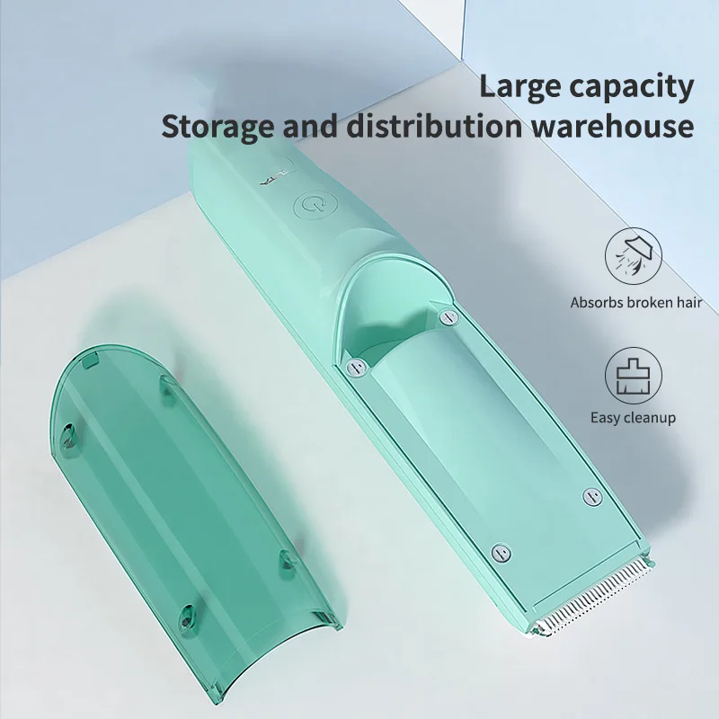 Cortadora de pelo de absorci&oacute;n autom&aacute;tica para beb&eacute;s y adultos, cortapelos impermeable silencioso para ni&ntilde;os, para dormir, sin aceite-3