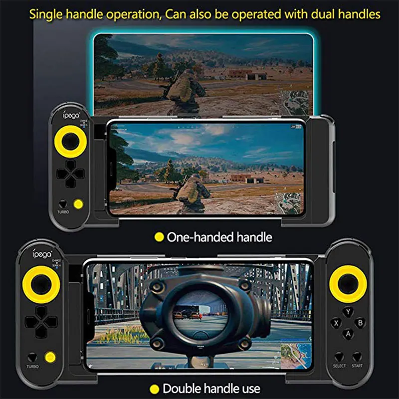 Ipega мобильный игровой контроллер PUBG беспроводной Bluetooth джойстик Поддержка IOS/Android