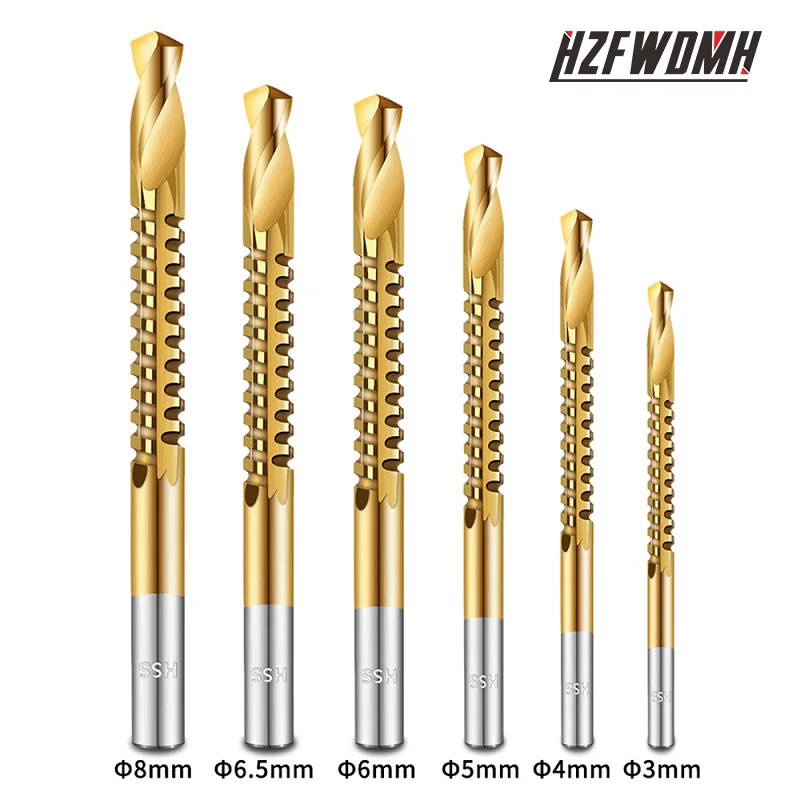 

Набор сверл по кобальту, 4/6 шт., Спиральные метрические композитные сверла, метчик, спиральное сверло, сверло по дереву для резки, сверления, пазов