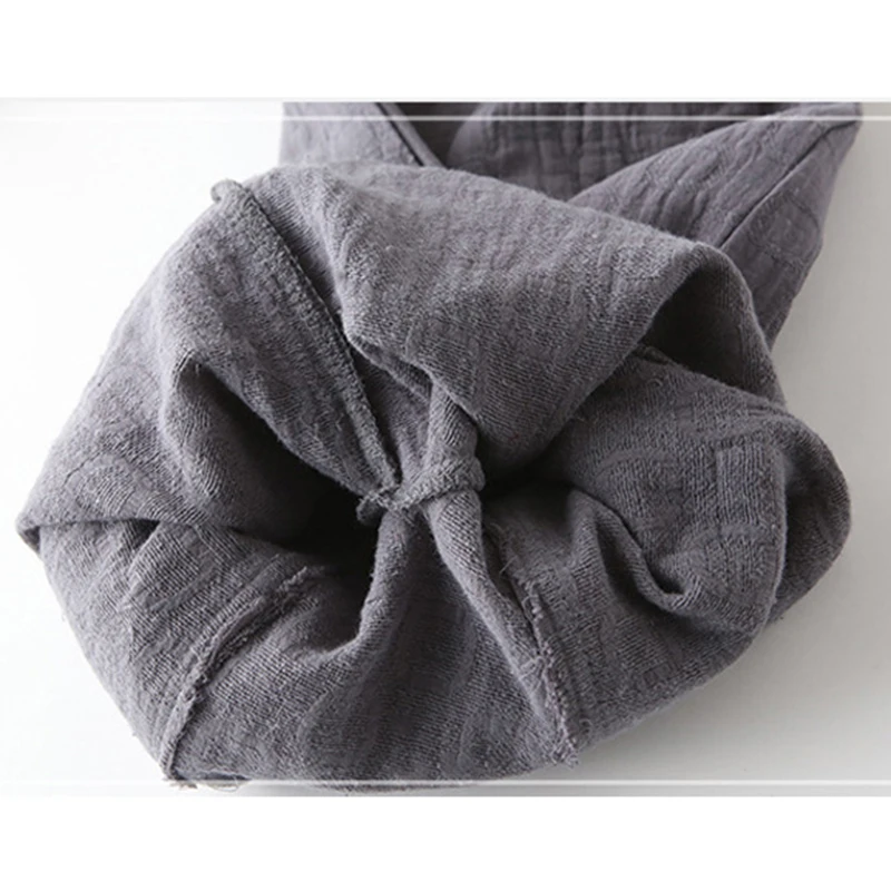 Брюки детские длинные из хлопка и льна с эластичным поясом|children trousers|girls trousersboys