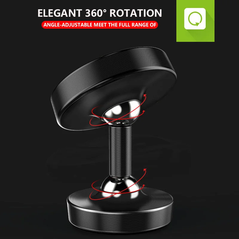 Универсальный автомобильный держатель светящееся крепление магнитный для