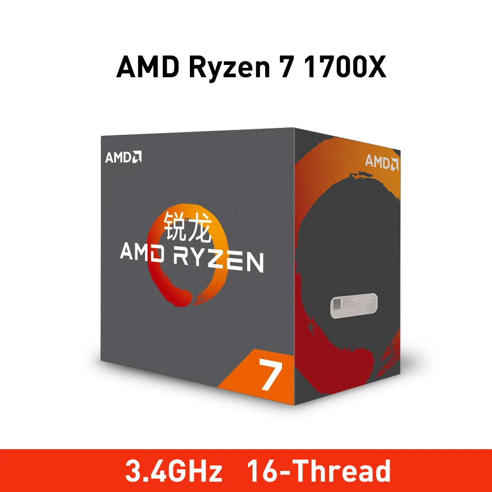 Новый процессор amd ryzen 7 1700x 3 4 ГГц 8 Core 16 Thread 95 Вт TDP procesdor am4 разъем Настольный