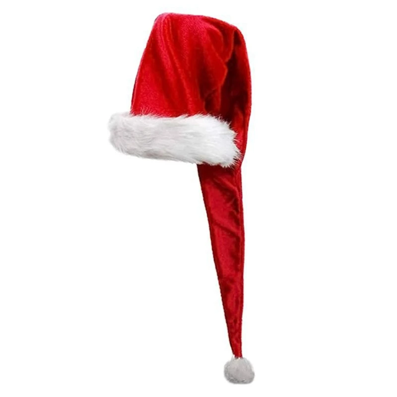 

Super Long Santa Hat, Novelty Christmas Ornaments for Children Adults, Christmas New Year Festive Holiday Party Supplies