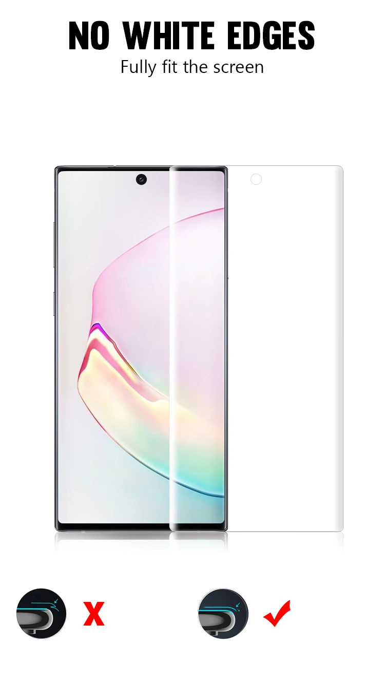 Note10 Plus стекло для камеры+ передняя и задняя 9D Гидрогелевая пленка для samsung Galaxy Note 10 Note10 Pro Защитная мягкая пленка для экрана